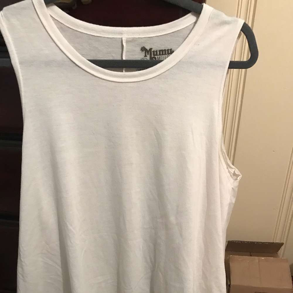 white/cream tank top